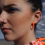 Tangerine Hoops - melissacurry