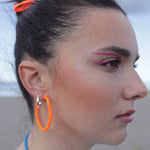 Tangerine Hoops - melissacurry