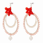 Lady G Pearl Hoops - melissacurry