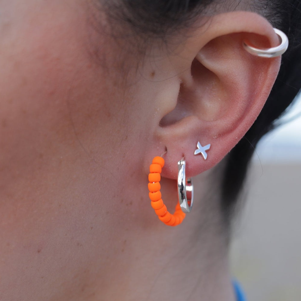 Tangerine Hoops - melissacurry