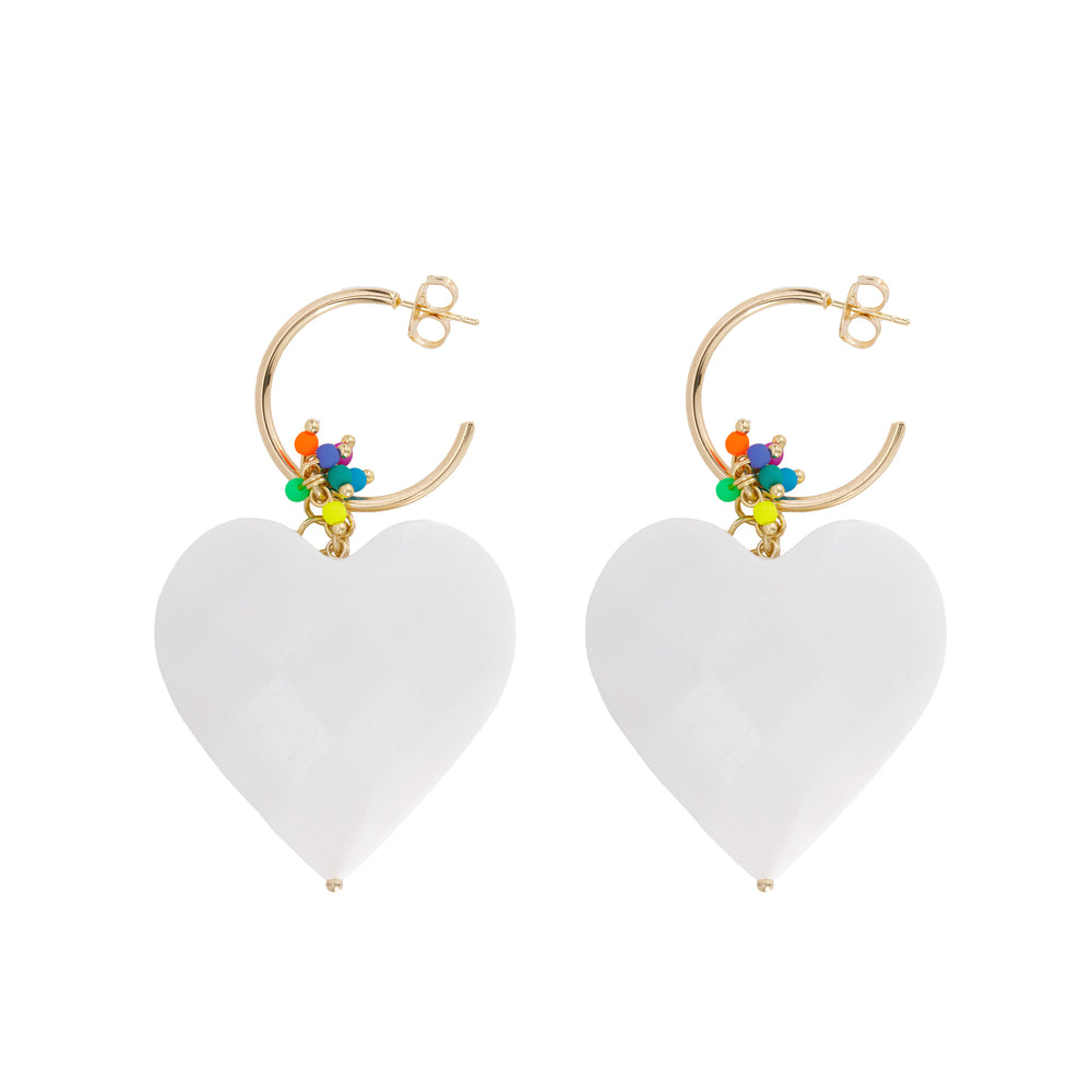 Heart & Zing Hoop Earrings