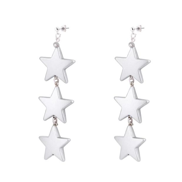 Silver Star Earrings - melissacurry