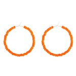 Tangerine Hoops